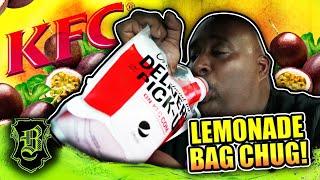 New! KFC Tropical Passionfruit Lemonade Bag Chug