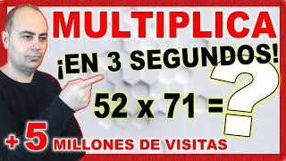 ️ TÉCNICA Para MULTIPLICAR En 3 SEGUNDOS ️ Cálculo Mental