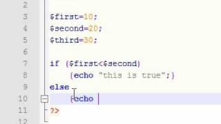 PHP Tutorial - 4 - If Else Statements