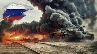 Awful Moment! How Russian Military Vehicles were destroyed by LEOPARD 2A6 Tanks in Ukrainian Territo