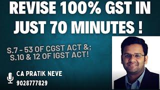 Full CA Inter GST in 70 minutes!