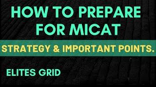 How to prepare for MICA | Complete session to understand how to crack MICAT.