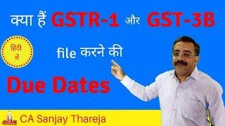 क्या हैं GSTR-1 और GST-3B file करने की due dates?