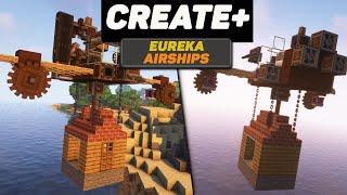 ЛЕТАЮЩИЕ БАЗЫ! Create aeronautics или Eureka! Airships! Valkyrien Skies (minecraft java edition)