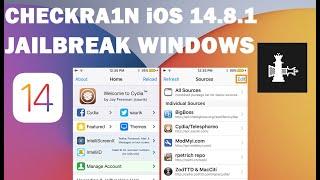 JAILBREAK iOS 14.8.1 CHECKRA1N TUTORIAL WINDOWS