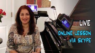 Live: Skype Piano Lesson