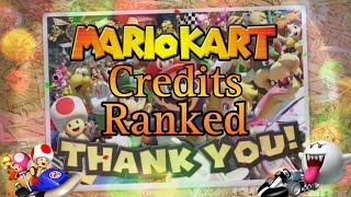 Mario Kart Credits Ranked