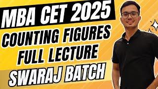 Counting Figures | Reasoning | Full Lecture | MBA CET 2025 | Swaraj Batch