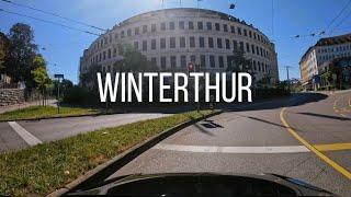 Winterthur - Switzerland - driving around in 4K