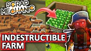 INDESTRUCTIBLE FARM WITH CARDBOARD - Scrap Mechanic is a perfectly balanced game with no exploits