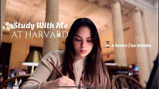 Study With Me at Harvard Library | Real-time, classical music, background noises