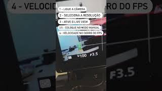 COMO CONFIGURAR CÂMERA PARA GRAVAÇÃO DE VÍDEO