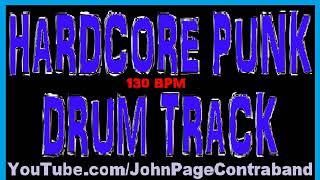 Hardcore Punk Drum Track 130 bpm