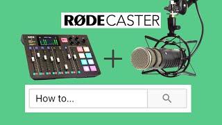 RODECaster Pro: Mic Setup Guide (USB Audio Mixer for YouTubers, Streaming, Vocals and Podcasting)