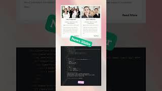 News Slider #coding #webdesign #learnwebdev #htmlcss