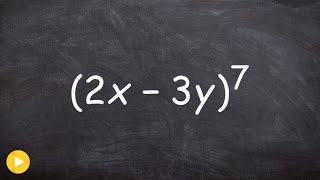 Learn how to find the fifth term of a binomial expansion using pascals triangle