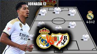 Real Madrid vs Rayo Vallecano | REAL MADRID POTENTIAL STARTING LINEUP LA LIGA 2023 MATCH WEEK 12