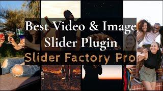 Best Video and Image Slider WordPress Plugin - Slider Factory Pro by WP Frank