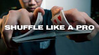 How to SHUFFLE CARDS like a MAGICIAN (3 EASY TRICKS)
