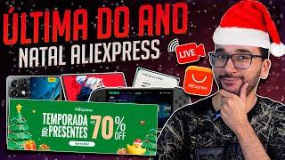 AO VIVO! Natal ANTECIPADO AliExpress - ÚLTIMA Promoção do ANO! com SORTEIOS!