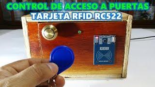 ️ CONTROL DE ACCESO A PUERTAS CON TARJETA RFID RC522 -  Asegura tus Puertas Electronicamente