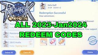 THE COMPLETE 2024 REDEEM CODES • RAGNAROK ORIGIN