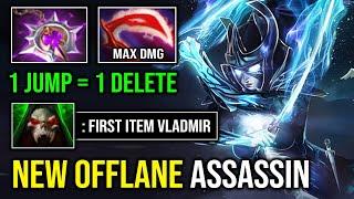 WTF 1st ITEM Vladmir's Offering Offlane PA 100% NEW Meta 1 Jump = 1 Delete Phantom Assassin Dota 2