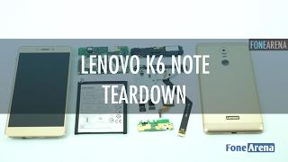 Lenovo K6 Note Teardown