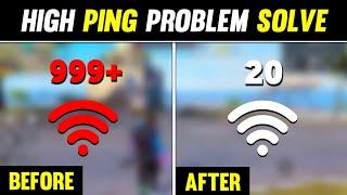 How To Solve High Ping Problem In Free Fire | Free Fire 999+ Problem Solve | Free Fire Ping Problem