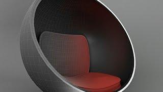 swing chair in 3ds max / tutorial