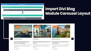 How to Use Divi Blog Module Carousel Layouts