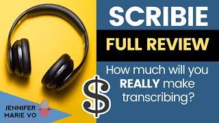 Scribie Review: You WON'T Make $25 an Hour Transcribing. See my full honest review on Scribie.com