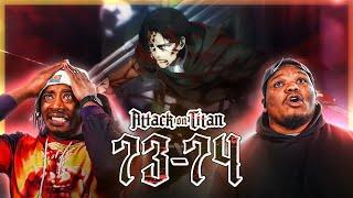 LEVI IS PISSED!! Attack on Titan: Season 4 - Episode 73-74 | Reaction