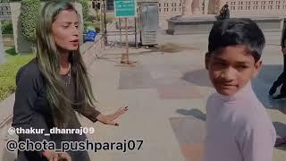 Chota Pushpa | Viral Video | Prank On A Girl #trending #viralboy
