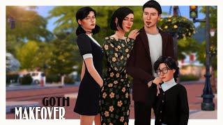 Makeover GOTH | Семейка Гот || The sims 4