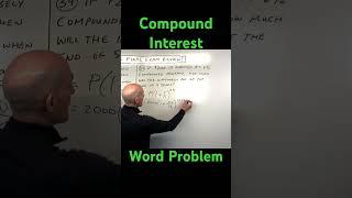 Compound Interest Word Problem