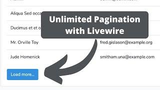 Laravel Livewire: "Load More" Instead of Pagination