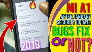 Mi A1, Android Pie 9.0 After January 2019 Patch Update Bugs Fix Or Not? [Hindi] ️