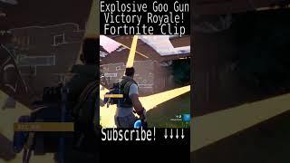 Explosive Goo Gun Victory Royale on Fortnite Clip