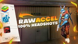 REMOVE YOUR RECOIL : Raw Accel Settings l Free Fire l Bluestacks