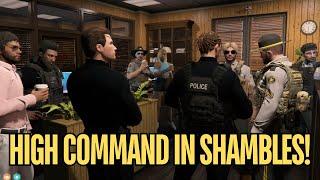 PD High Command Goes At Each Other After Cornwood Perma A Cop | NoPixel RP | GTA 5