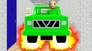 BALDI RAN ME OVER WITH A CAR! | New Baldi's Basics Mod