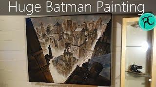 Huge Batman & Gotham painting