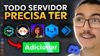 5 BOTS que TODO SERVIDOR PRECISA TER no Discord!!