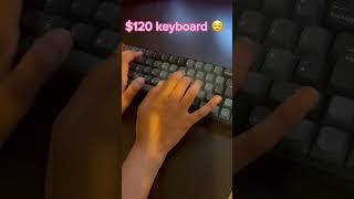 $10 vs $50 vs $120 keyboard  #keyboard #keychron #asmr #mkbhd