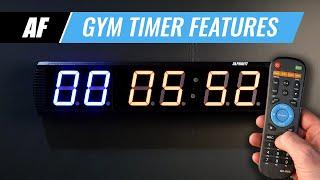 AlphaFit Gym Timer Features