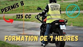 Formation de 7 heures 125. Comment rouler à moto avec un permis B.