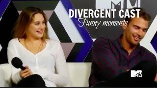 ► Divergent Cast ll Funny Moments