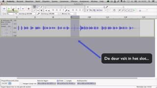 Tutorial Audacity voor beginners 01