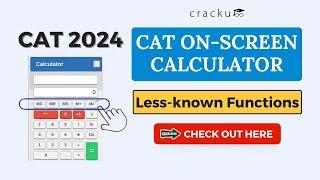 CAT 2024 | CAT On-screen Calculator | How to Use the On-Screen Calculator in CAT 2024 Exam